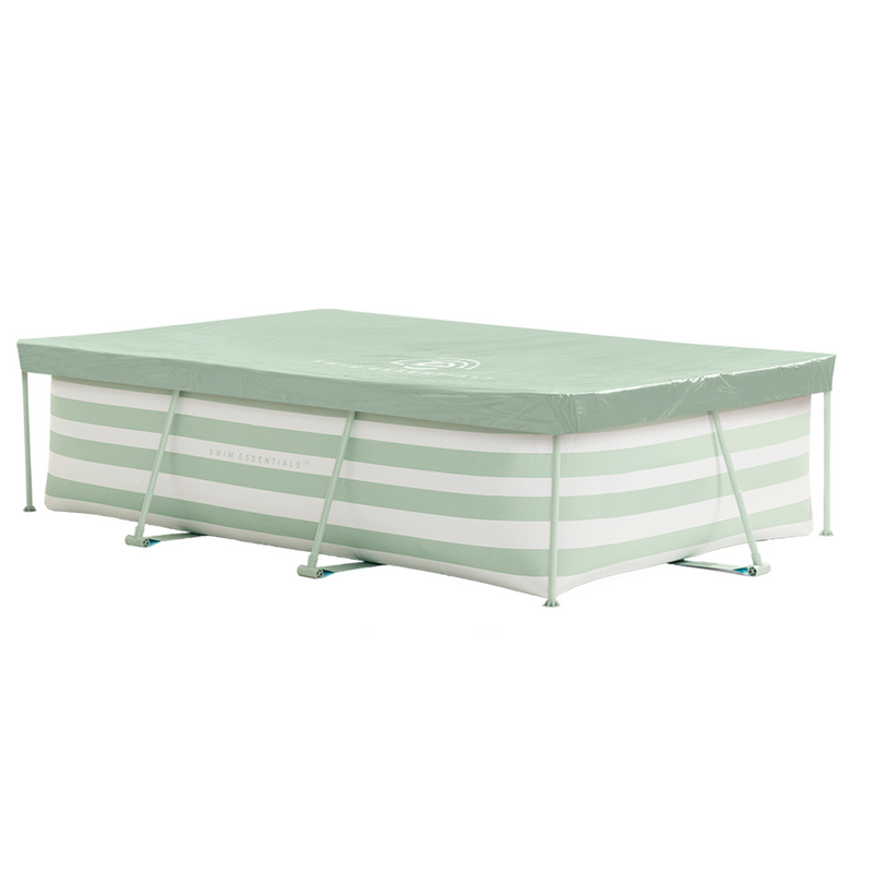 Afbeelding laden in galerijviewer, Swim essentials luxe groen gestreept zwembad, 300x200x75cm
