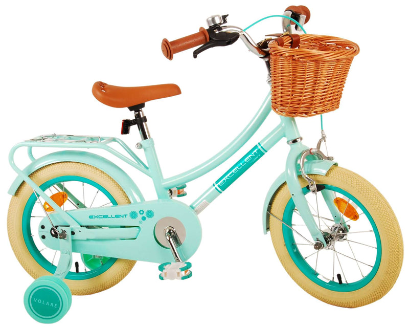 Load image into Gallery viewer, Volare Excellent Kinderfiets - Meisjes - 14 inch - Groen