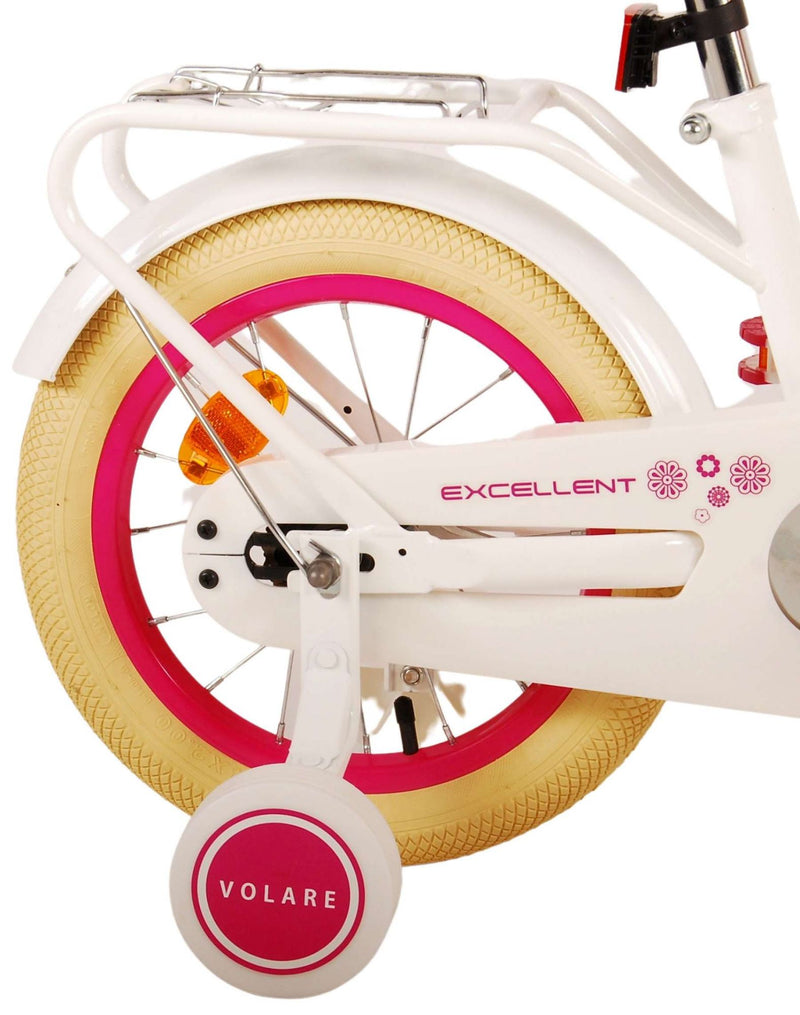 Load image into Gallery viewer, Volare Excellent Kinderfiets - Meisjes - 14 inch - Wit