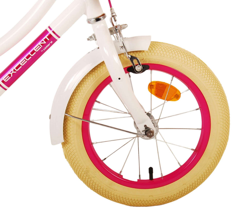 Load image into Gallery viewer, Volare Excellent Kinderfiets - Meisjes - 14 inch - Wit