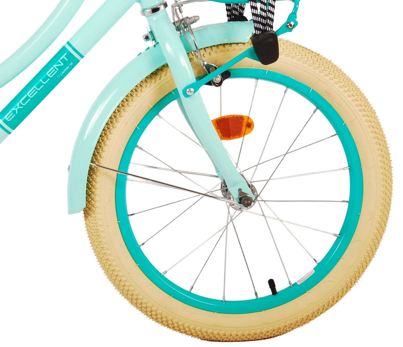 Load image into Gallery viewer, Volare Excellent Kinderfiets - Meisjes - 18 inch - Groen - 95% afgemonteerd
