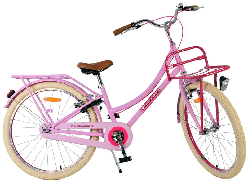 Load image into Gallery viewer, Volare Volare Kinderfiets Meisjes 24 inch RozeTwee handremmen