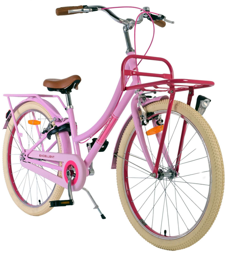 Load image into Gallery viewer, Volare Volare Kinderfiets Meisjes 24 inch RozeTwee handremmen