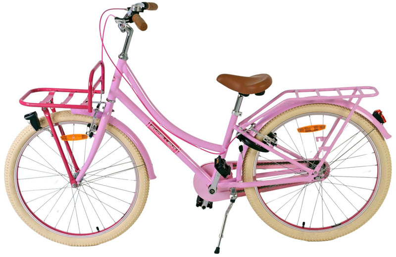 Load image into Gallery viewer, Volare Volare Kinderfiets Meisjes 24 inch RozeTwee handremmen