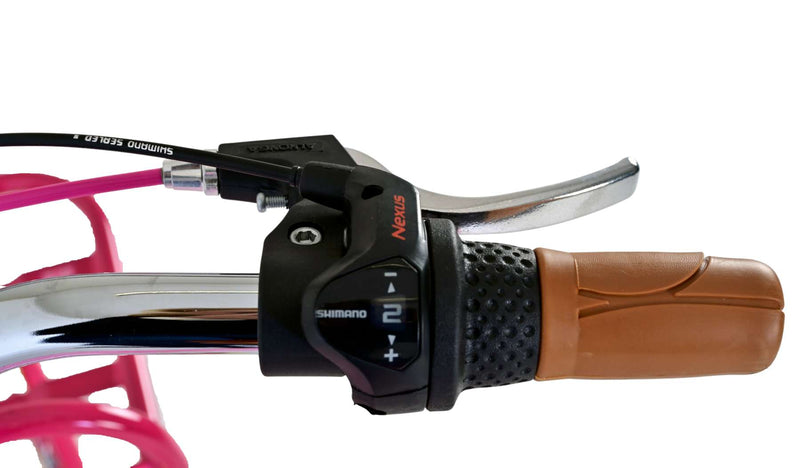 Load image into Gallery viewer, Volare Excellent Kinderfiets - Meisjes - 24 inch - Roze - 3 Versnellingen