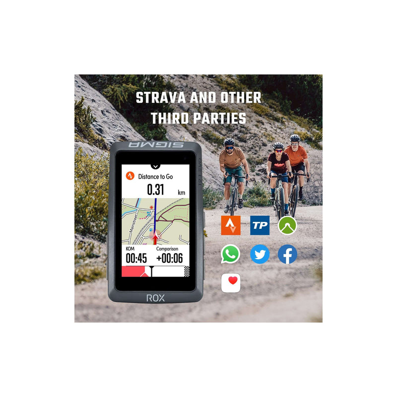 Load image into Gallery viewer, Sigma Fietscomputer ROX 12.1 EVO Night Gray Set sensoren