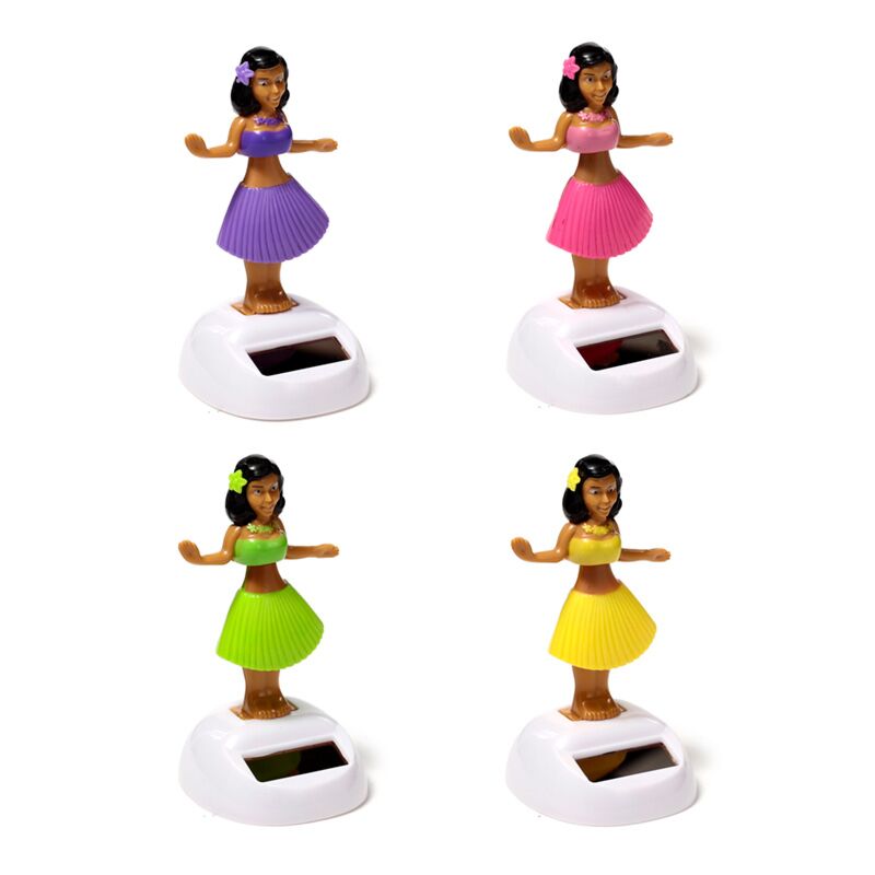 Load image into Gallery viewer, Hula meisje zonnecel solar pal poppetje