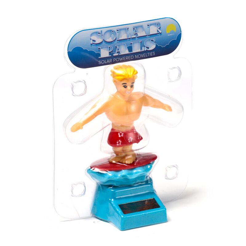 Load image into Gallery viewer, Surfer dude zonnecel solar pal poppetje