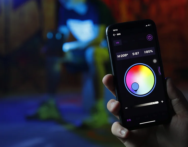 Load image into Gallery viewer, Falcon eyes rgbww led lamp pockelite f8