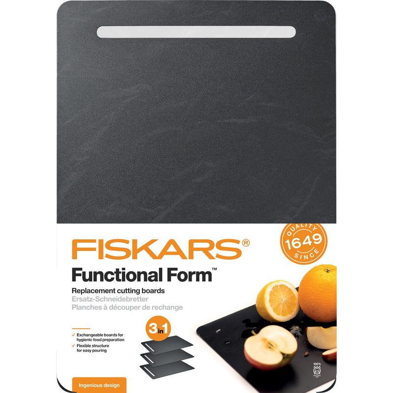 Load image into Gallery viewer, Fiskars Functional Form Kunststof snijplanken 3-delig