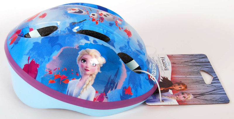 Afbeelding laden in galerijviewer, Disney Frozen fiets- skatehelm blauw roze maat 51-55 cm