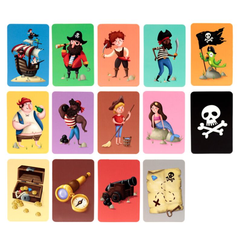 Load image into Gallery viewer, Jolly rogers piraatn kids memory kaartset