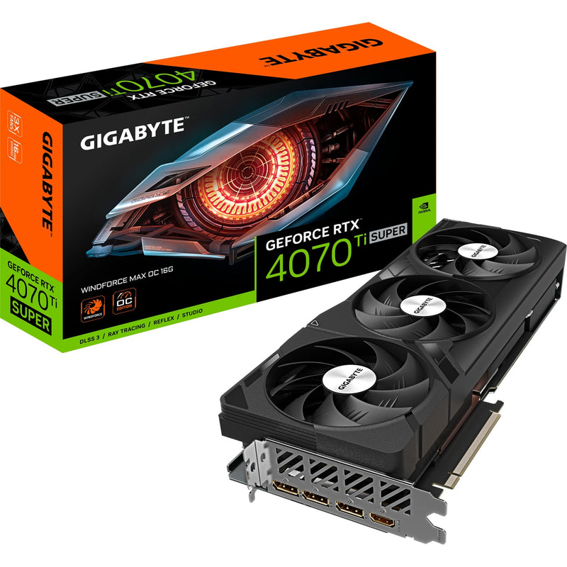 Load image into Gallery viewer, GIGABYTE GeForce RTX 4070 Ti SUPER WINDFORCE MAX OC 16G