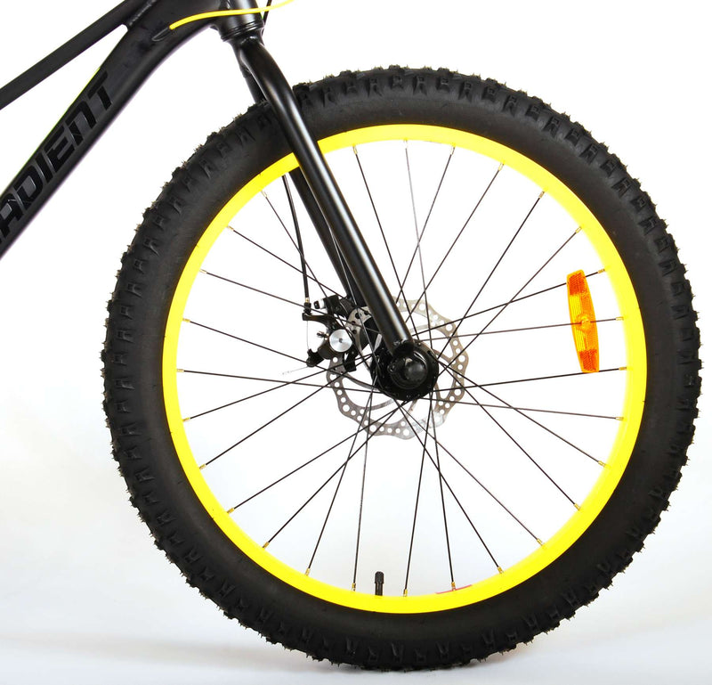 Load image into Gallery viewer, Volare Gradient Kinderfiets – Jongens – 24 inch – Zwart Groen Geel – 7 speed – Prime Collection