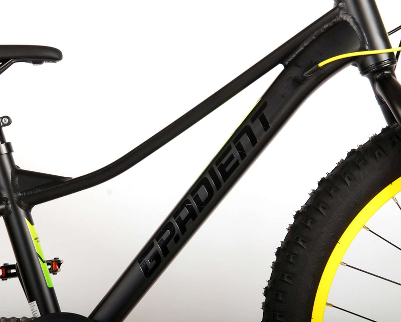 Load image into Gallery viewer, Volare Gradient Kinderfiets – Jongens – 24 inch – Zwart Groen Geel – 7 speed – Prime Collection