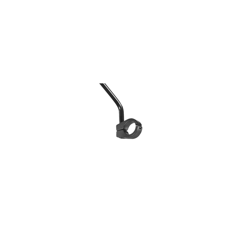 Load image into Gallery viewer, Ergotec Spiegel M-88L lange arm 111 x 52 mm aluminium zwart gezandstraald