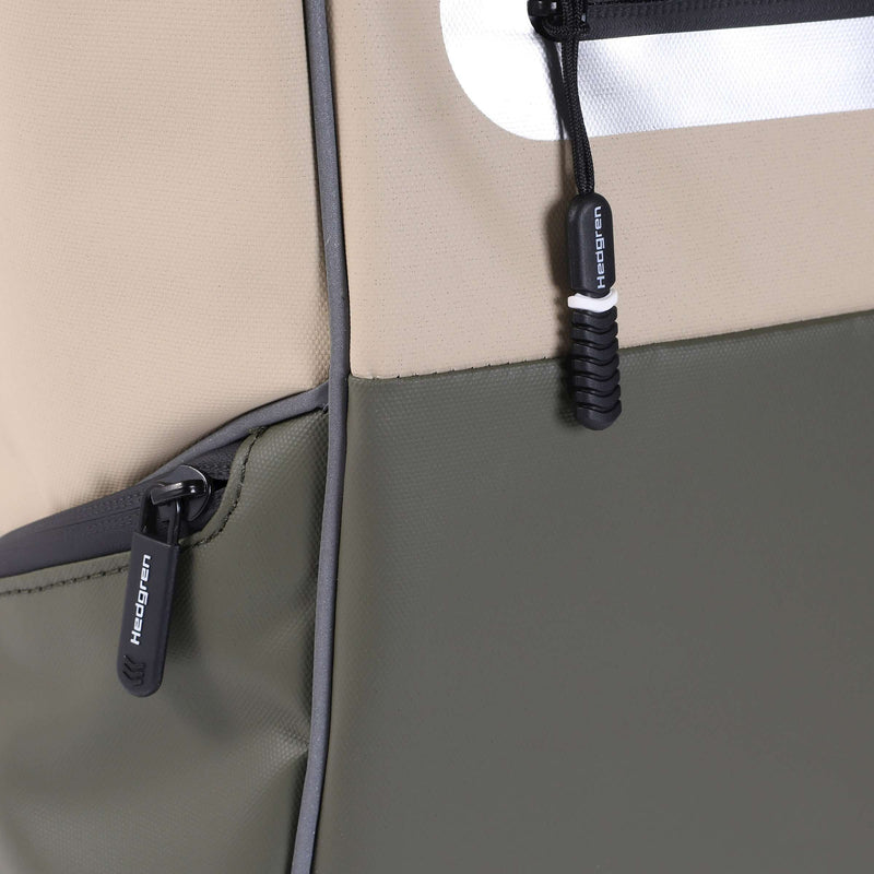 Load image into Gallery viewer, Hedgren commute bike chain rugtas 18,2l beige olive