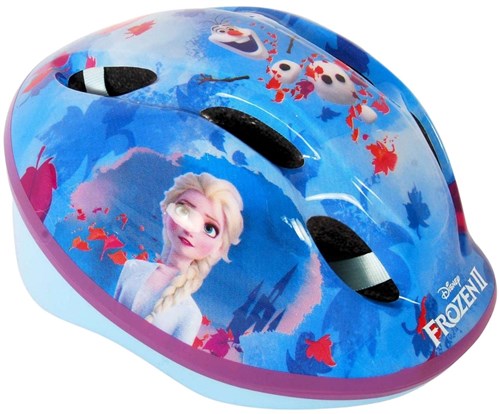 Load image into Gallery viewer, Disney Frozen fiets- skatehelm blauw roze maat 51-55 cm