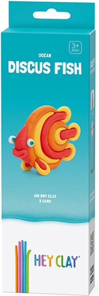 Load image into Gallery viewer, Hey-clay oceaan discus fish 3 cans boetseerklei