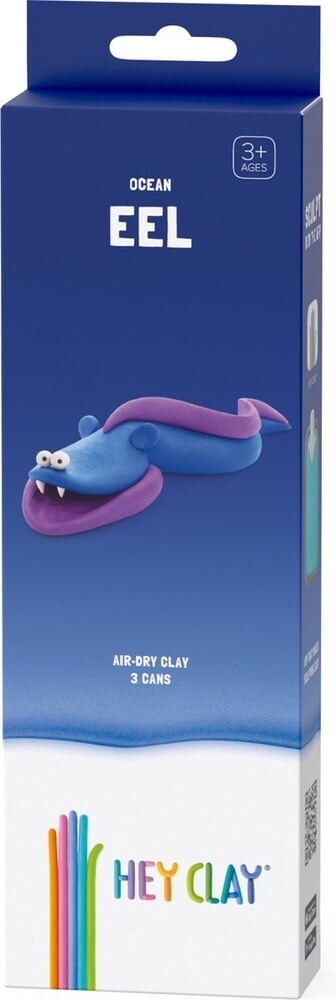 Load image into Gallery viewer, Hey-clay eel 3 cans boetseerklei