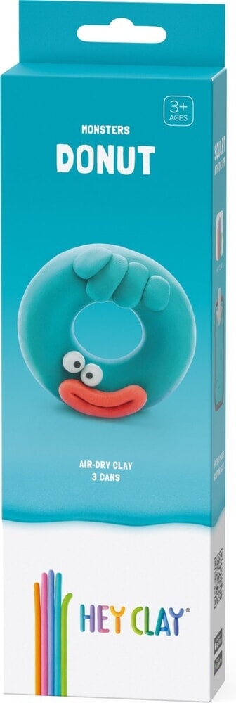 Load image into Gallery viewer, Hey-clay donuts 3 cans boetseerklei