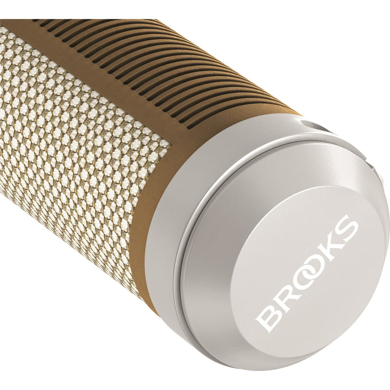 Load image into Gallery viewer, Brooks Handvatten Cambium grips 130mm natural rubber