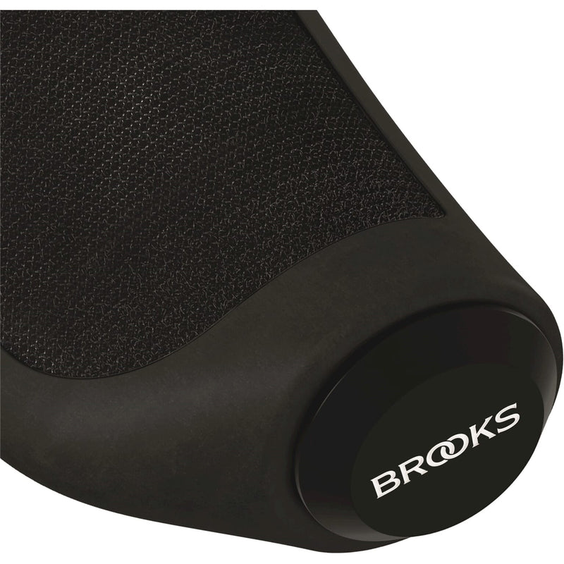Load image into Gallery viewer, Brooks Handvatten Ergonomic cambium grips 130mm black