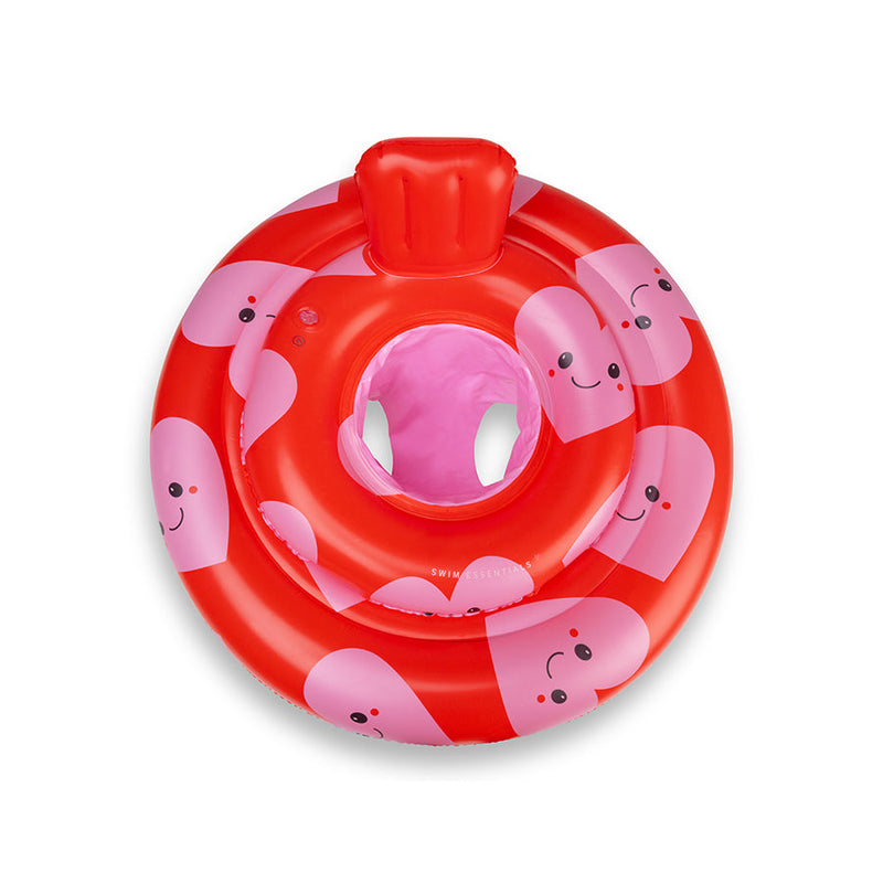 Afbeelding laden in galerijviewer, Hearts | rood roze baby float 0-1 jaar