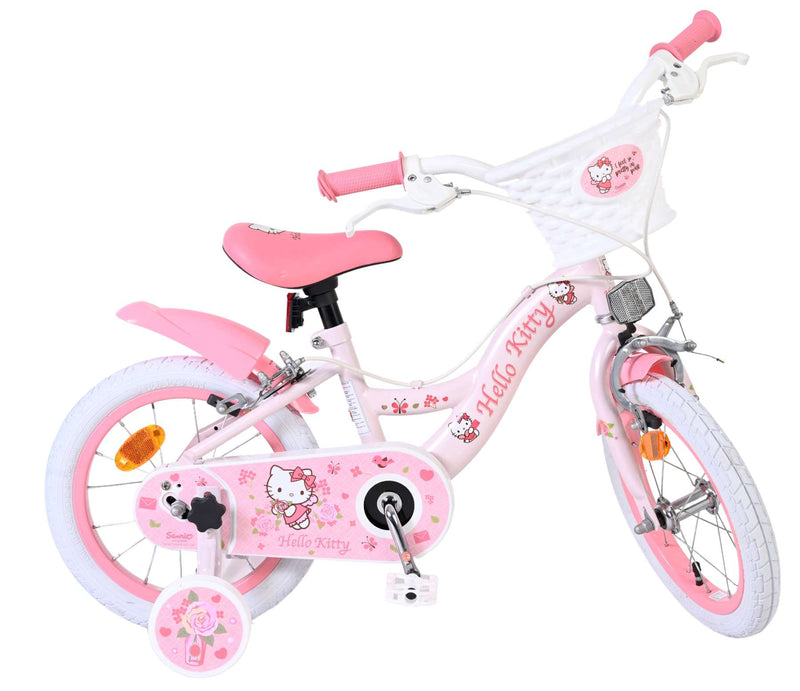 Load image into Gallery viewer, Volare hello kitty kinderfiets - meisjes - 14 inch - roze - twee handremmen