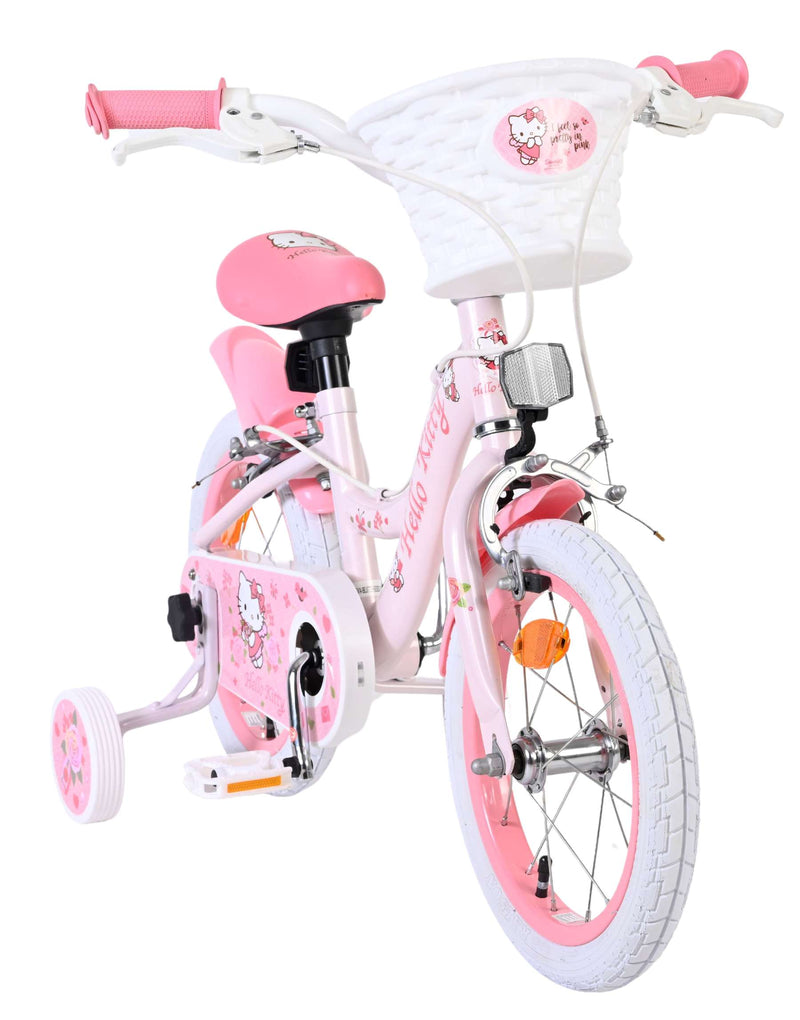 Load image into Gallery viewer, Volare hello kitty kinderfiets - meisjes - 14 inch - roze - twee handremmen