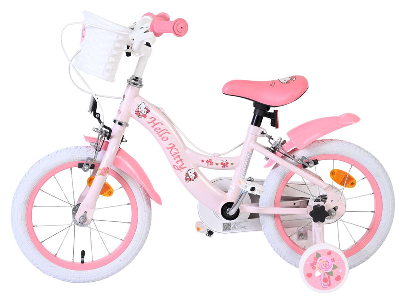 Load image into Gallery viewer, Volare hello kitty kinderfiets - meisjes - 14 inch - roze - twee handremmen