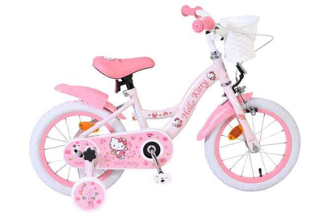 Afbeelding laden in galerijviewer, Hello kitty kinderfiets - meisjes - 14 inch - roze
