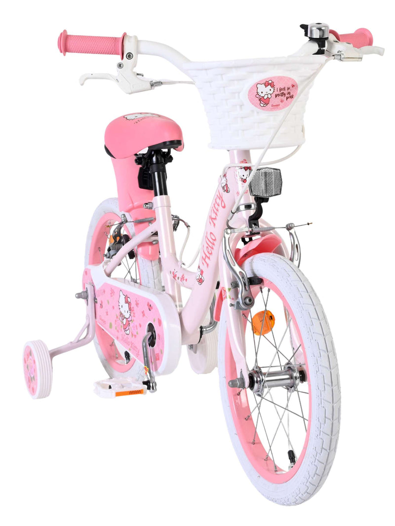 Load image into Gallery viewer, Hello kitty kinderfiets - meisjes - 16 inch - roze - twee handremmen