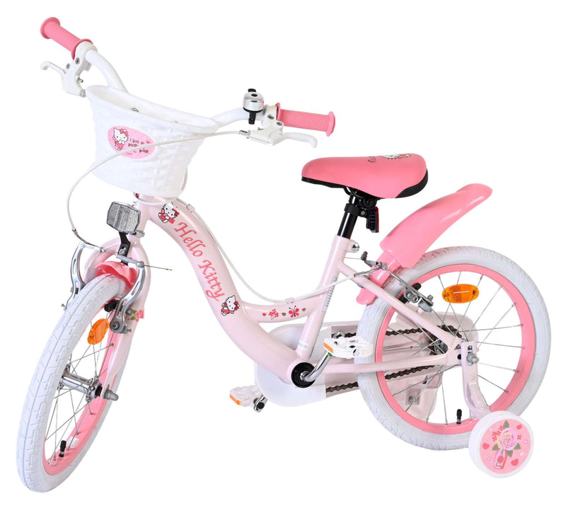Load image into Gallery viewer, Hello kitty kinderfiets - meisjes - 16 inch - roze - twee handremmen