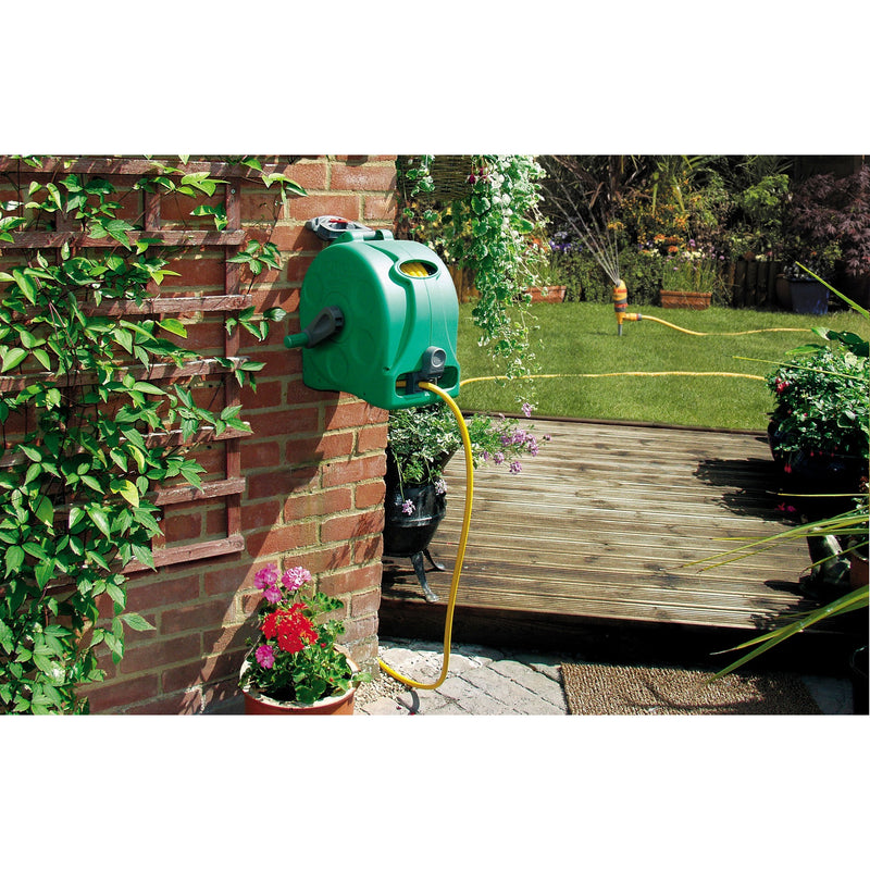 Load image into Gallery viewer, Hozelock 2415 Compact Enclosed Reel 2 in 1