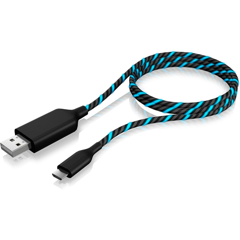Load image into Gallery viewer, ICY BOX ICY BOX IB-CB023EL USB-A naar Micro-USB-B elektroluminesce