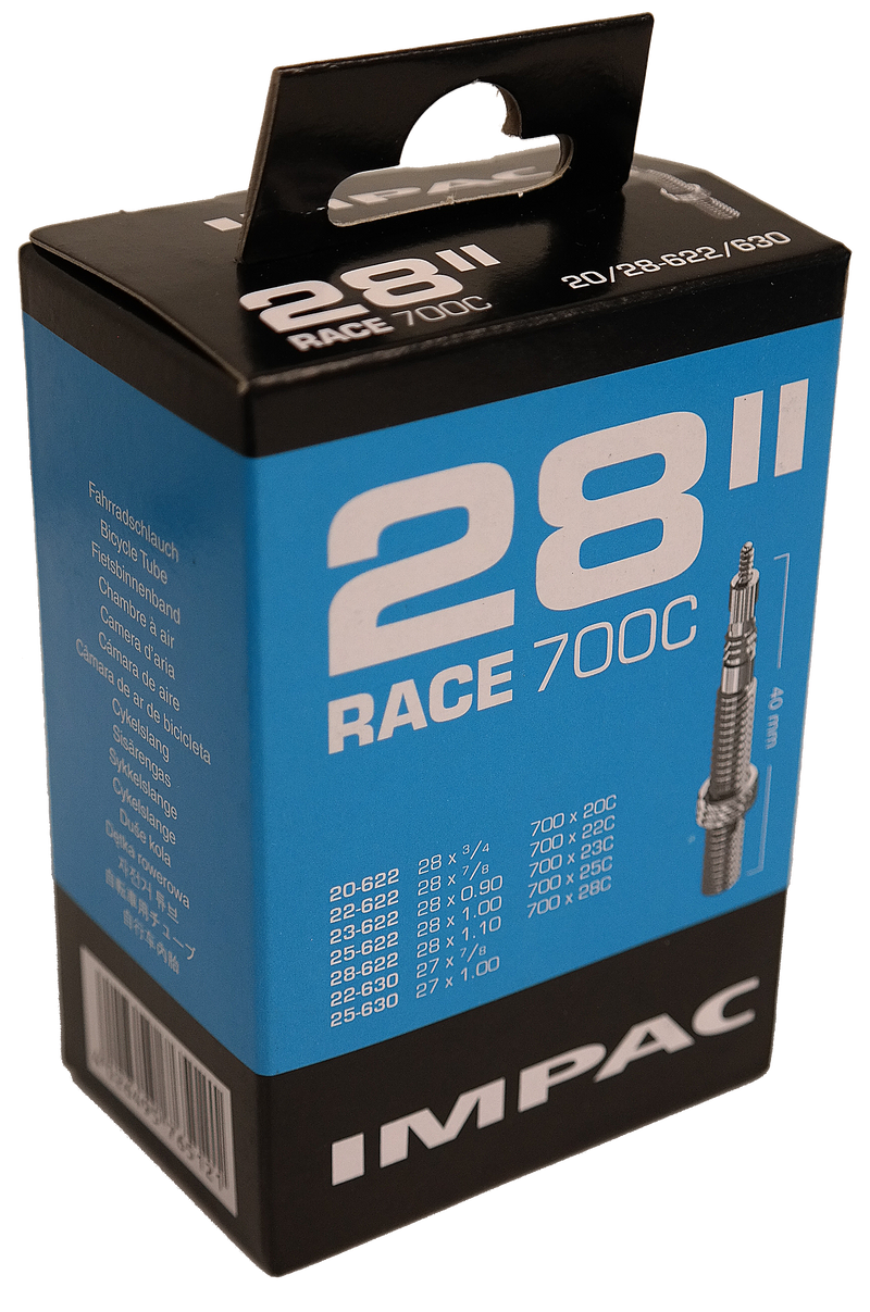 Load image into Gallery viewer, Impac Binnenband (by Schwalbe) SV28 Race, 28x1 ETRTO 20 28-622 630, Ventiel: Frans 40mm