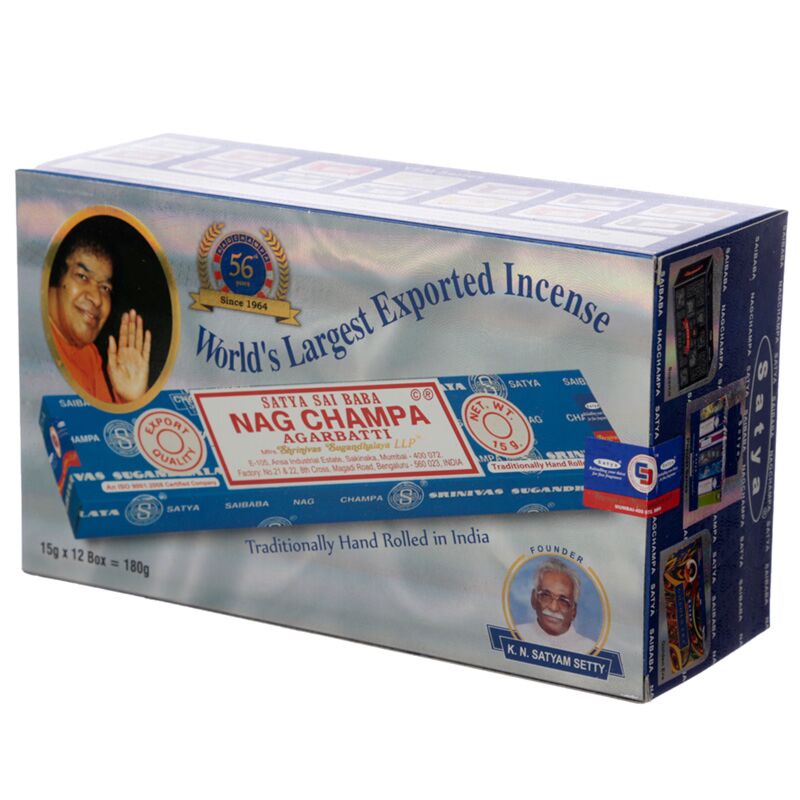 Afbeelding laden in galerijviewer, Satya nag champa wierook stokjes