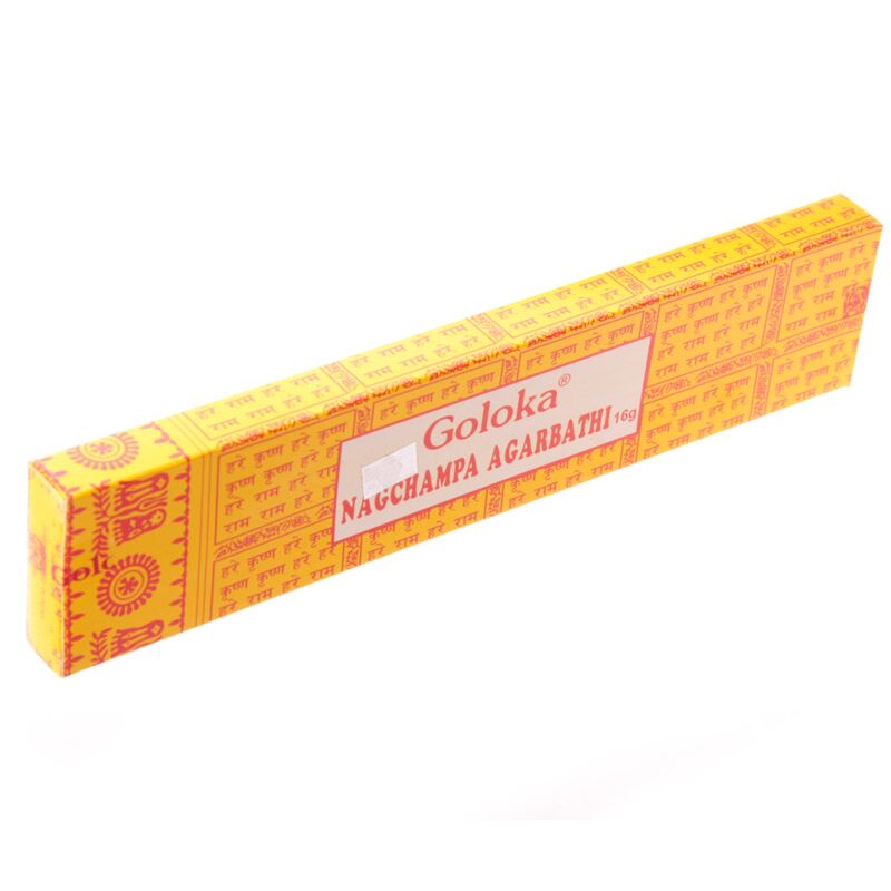 Afbeelding laden in galerijviewer, Agarbathi - goloka nag champa wierook 16g