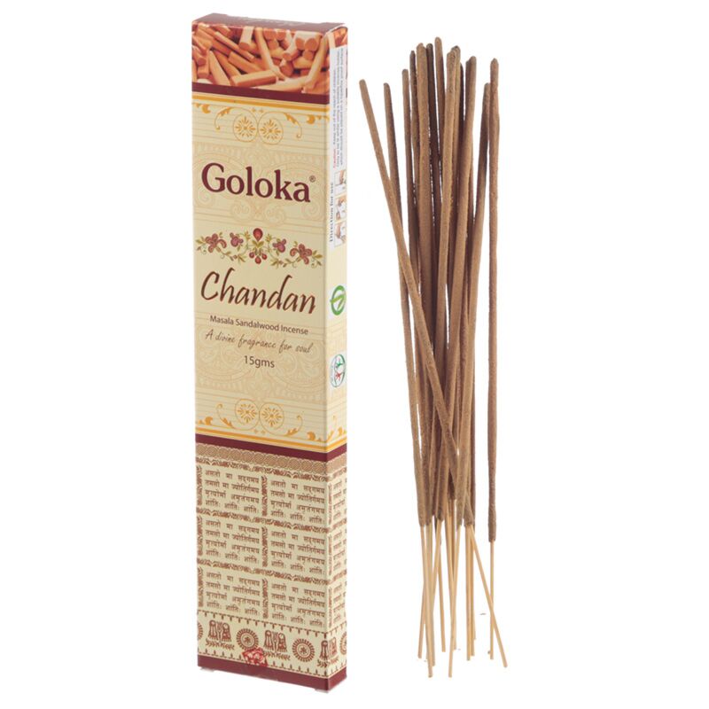 Afbeelding laden in galerijviewer, Sandelhout - goloka masala wierook stokjes