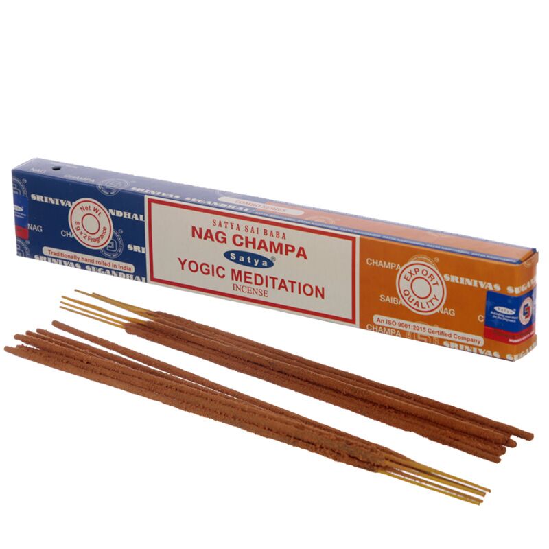 Afbeelding laden in galerijviewer, 01342 satya nag champa yogi meditatie wierook stokjes