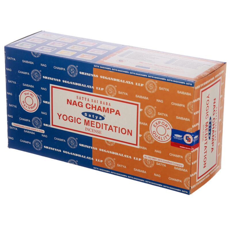 Afbeelding laden in galerijviewer, 01342 satya nag champa yogi meditatie wierook stokjes