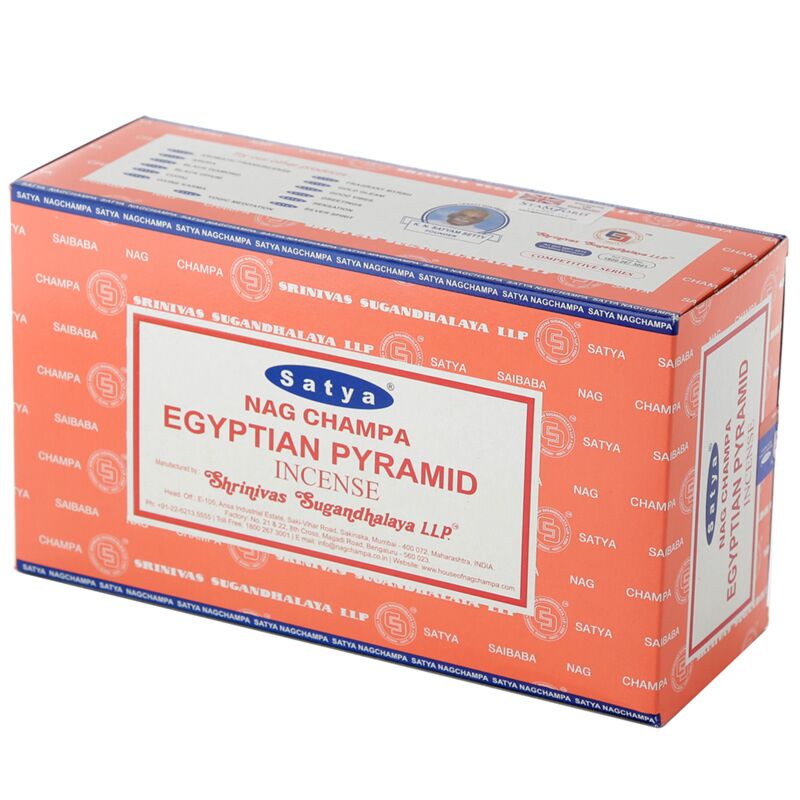 Load image into Gallery viewer, 01350 egyptische pyramide - satya nag champa wierook stokjes