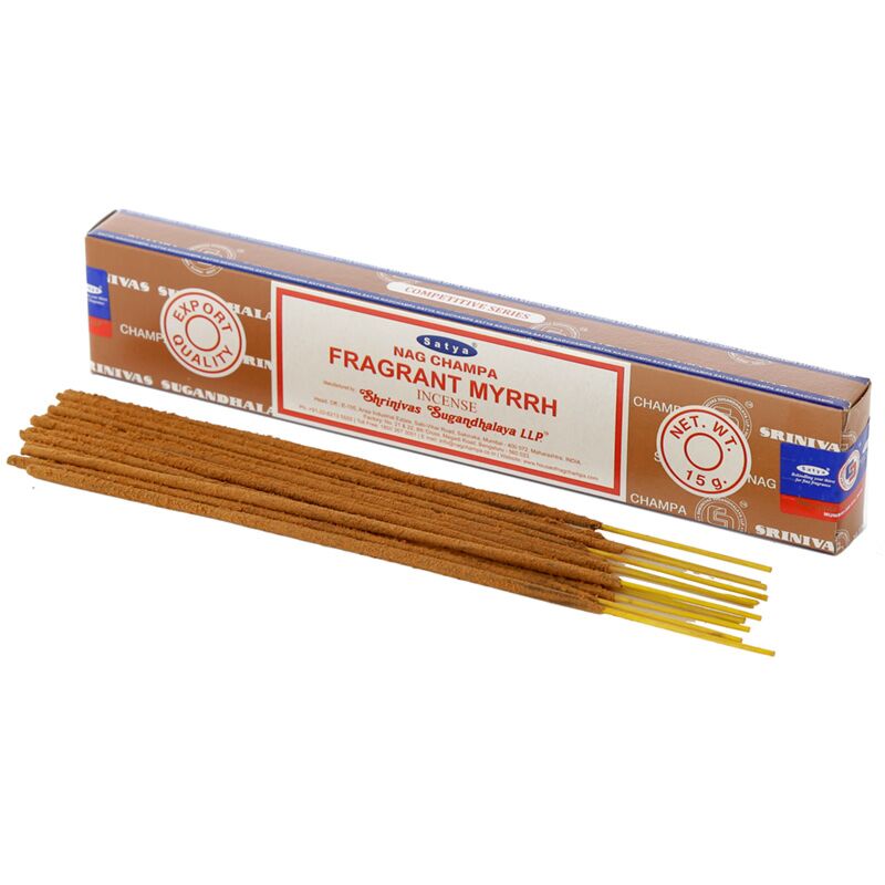 Afbeelding laden in galerijviewer, 01352 geurige mirre - satya nag champa wierook stokjes