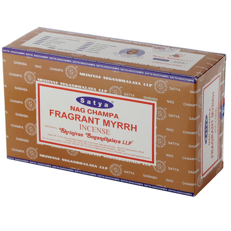 Afbeelding laden in galerijviewer, 01352 geurige mirre - satya nag champa wierook stokjes