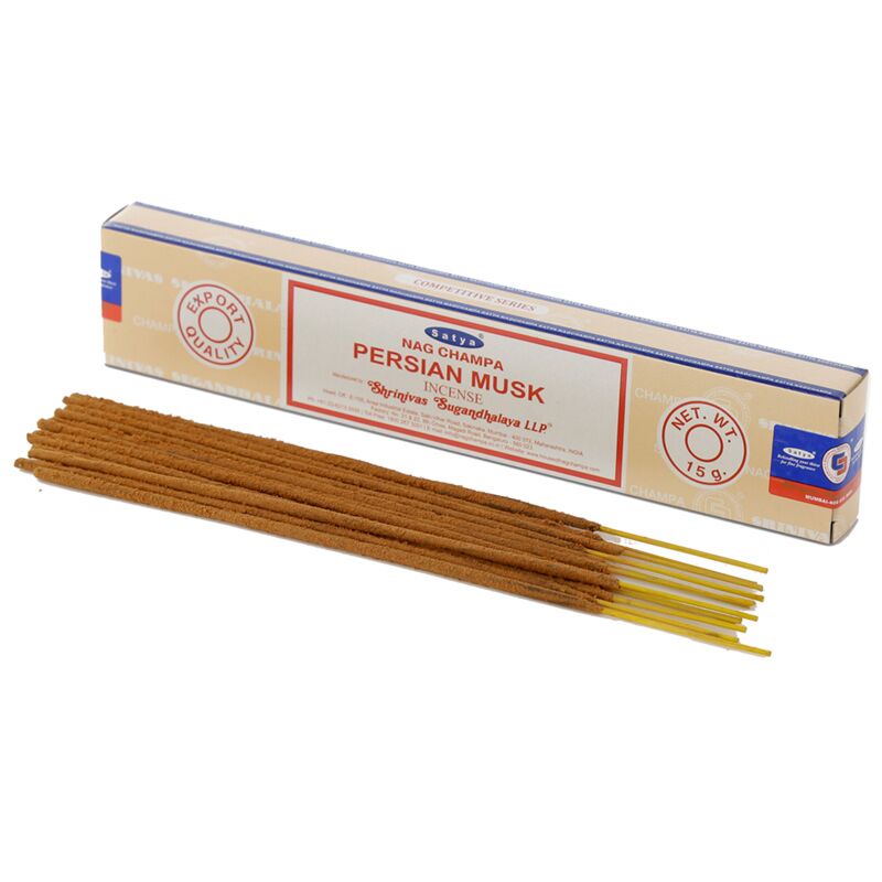 Afbeelding laden in galerijviewer, 01360 perzische musk - satya nag champa wierook stokjes
