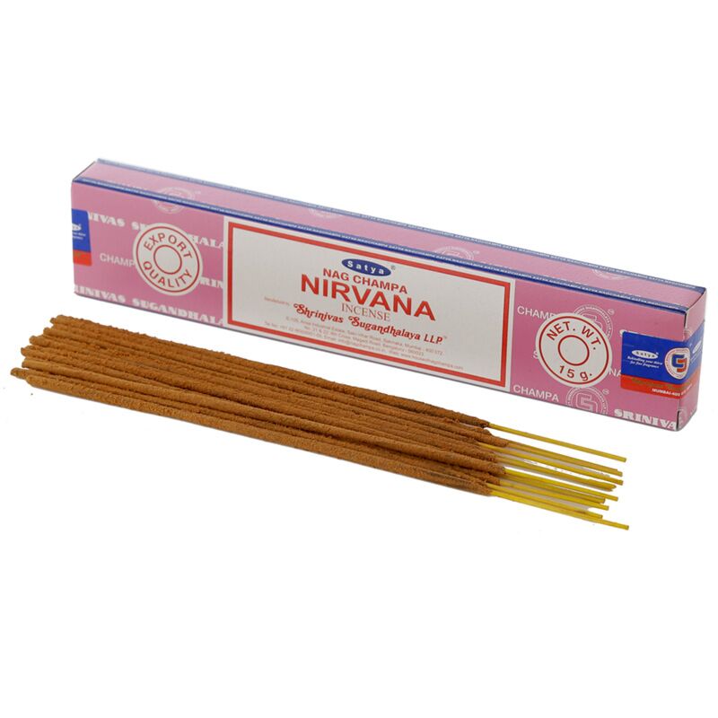Afbeelding laden in galerijviewer, 01415 vfm nirvana - satya nag champa wierook stokjes