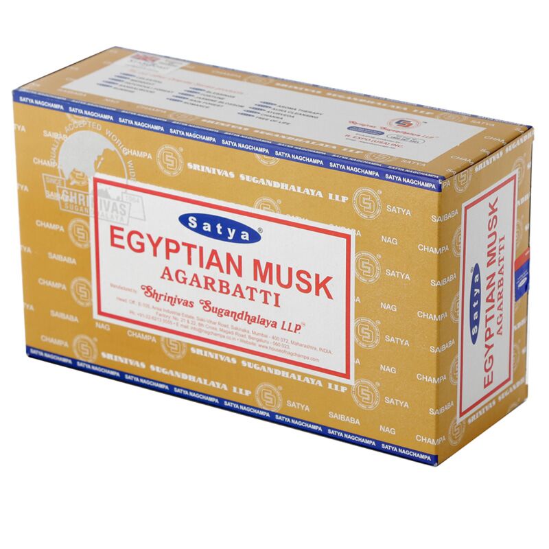 Afbeelding laden in galerijviewer, 01420 vfm egyptische musk - satya nag champa wierook stokjes