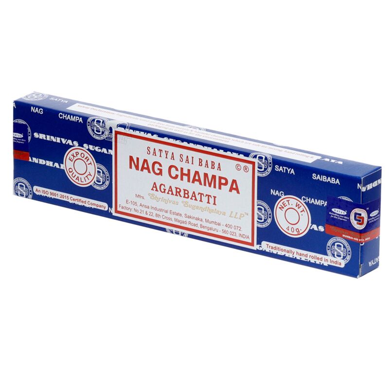 Afbeelding laden in galerijviewer, 01425 satya nag champa wierook stokjes 40g