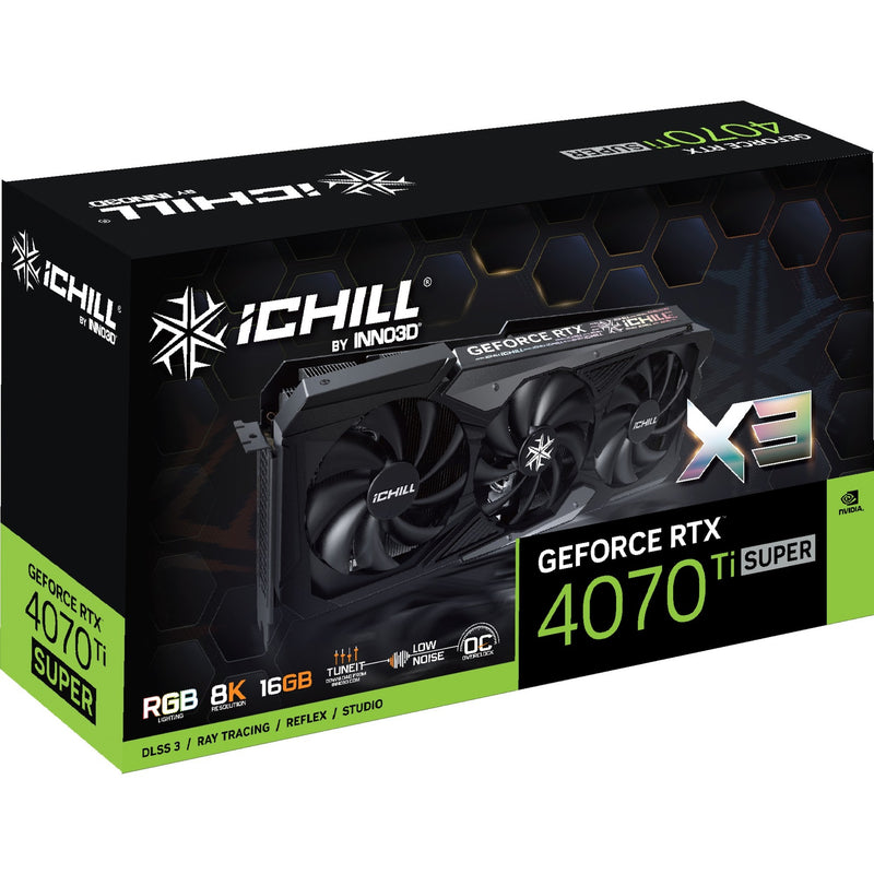 Load image into Gallery viewer, INNO3D GeForce RTX 4070 Ti SUPER ICHILL X3